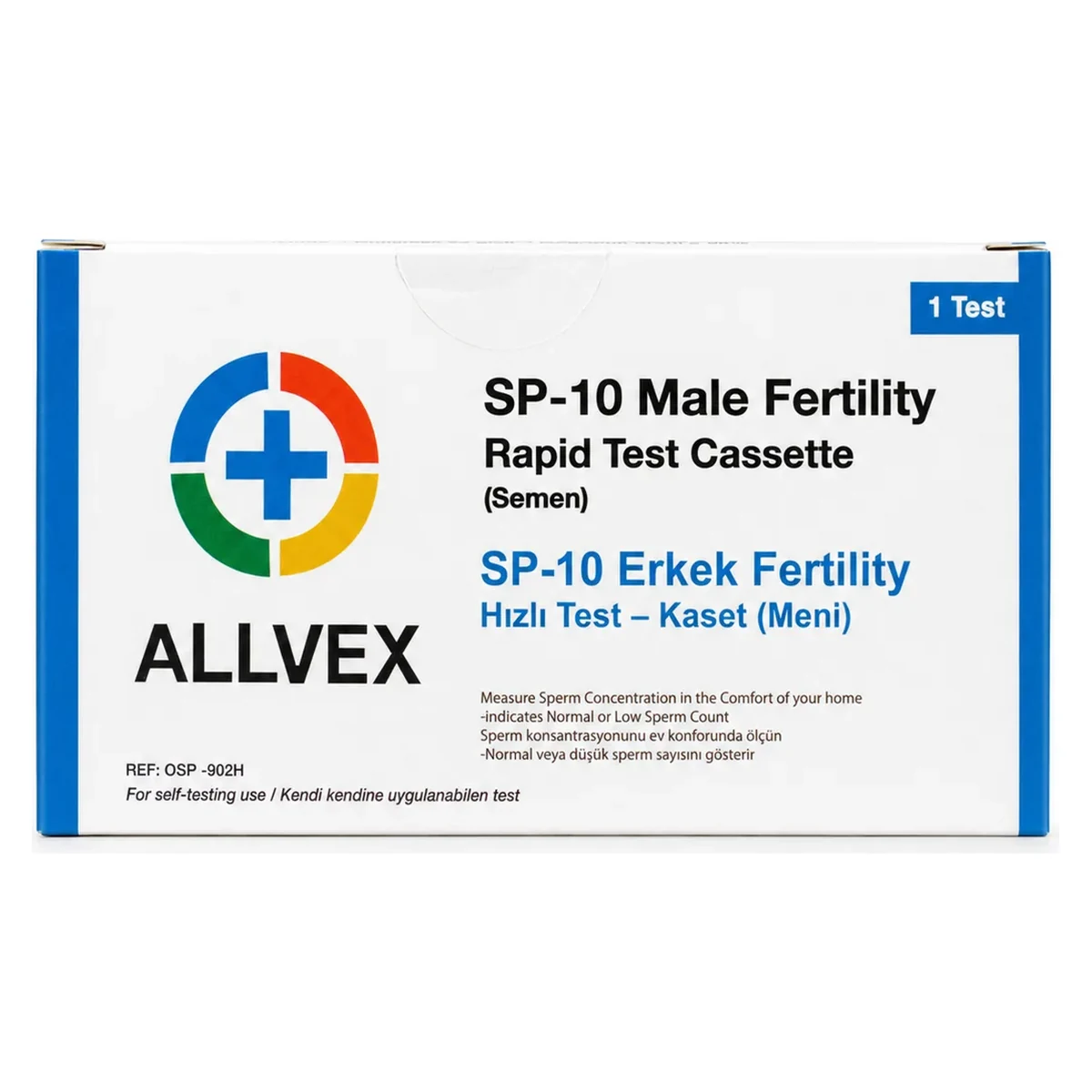 Erkek Fertilite Testi (SP-10) ürün ambalajı